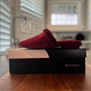 Birdies The Songbird Merlot Faux Fur